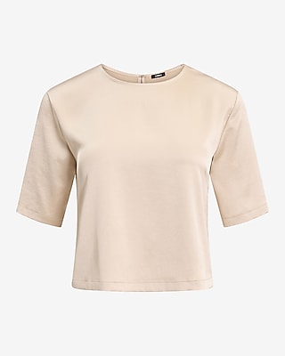 Essential Satin Boxy Tee
