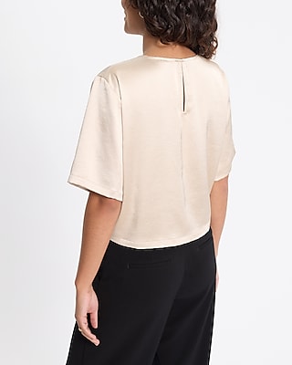 Essential Satin Boxy Tee