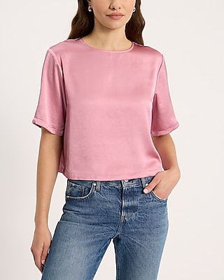 Skimming Cotton Crew Neck Short Sleeve Tee