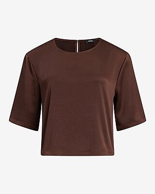 Essential Satin Boxy Tee