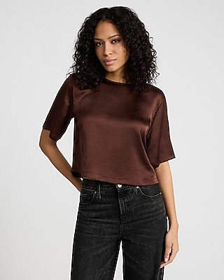 Essential Satin Boxy Tee