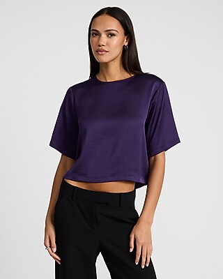 Essential Satin Boxy Tee