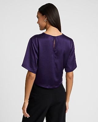 Essential Satin Boxy Tee