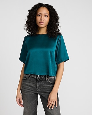 Essential Satin Boxy Tee