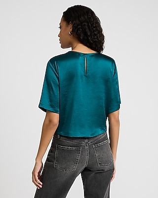 Essential Satin Boxy Tee