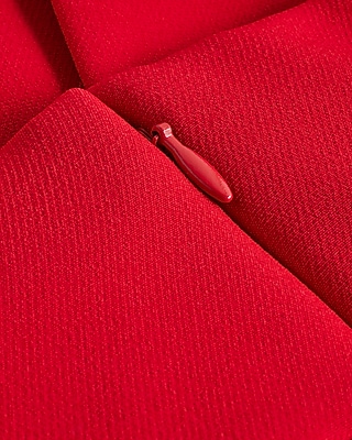 Off The Shoulder Faux Double Breasted Top