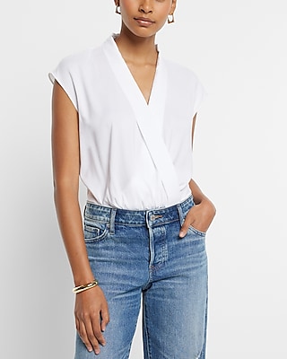 V-Neck Surplice Gramercy Bodysuit