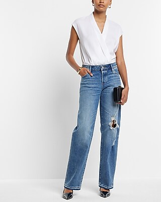 V-Neck Surplice Gramercy Bodysuit