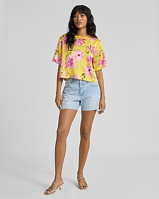 Skimming Cotton Crew Neck Short Sleeve Tee