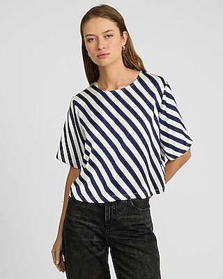 Skimming Cotton Crew Neck Short Sleeve Tee