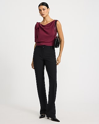Crepe Cowl Neck Bow Top - thumbnail 4