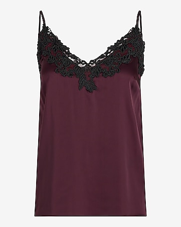 Express, Leopard Jacquard Downtown Cami in Rust