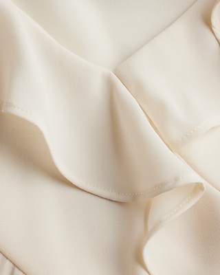 V-Neck Ruffle Front Downtown Cami