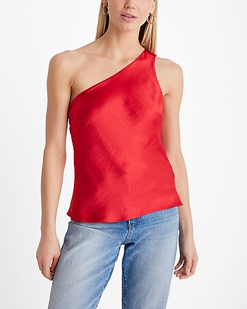 Womens Red Tank Tops & Sleeveless Shirts.