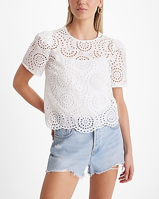 White Lace Shirt