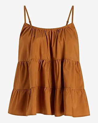 Scoop Neck Tiered Tank