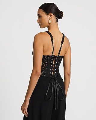 Crochet Lace Corset Tank | Express