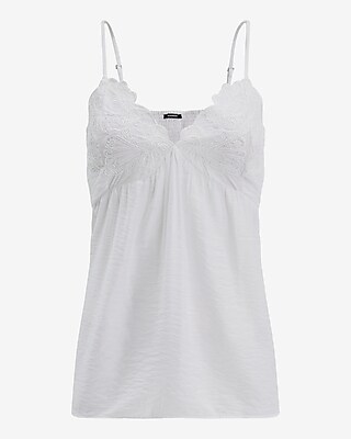 Embroidered Lace V-Neck Cami