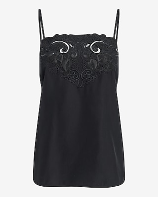 Embroidered Lace Cami