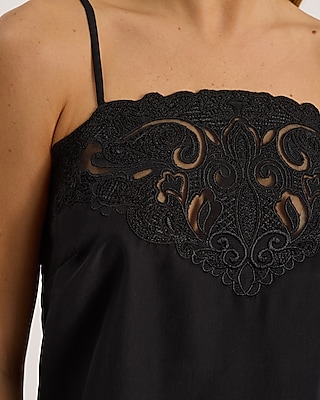 Embroidered Lace Cami