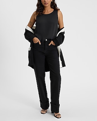 Crew Neck Flowy Tank