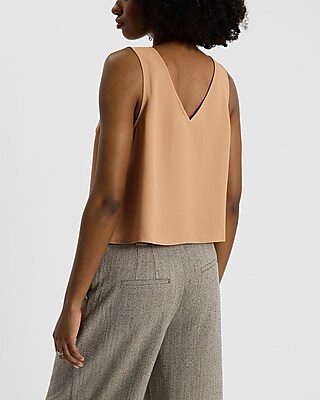Crew Neck Flowy Tank