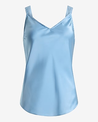 Satin V-Neck Tank