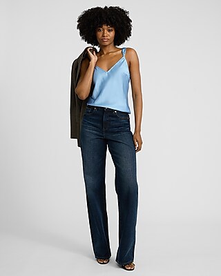 Satin V-Neck Tank