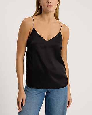 Satin V-Neck Downtown Cami