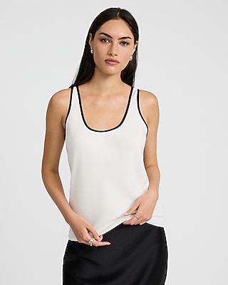 Satin Halter Cowl Neck Tank