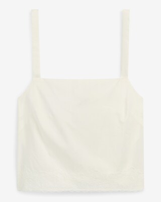 Lace Trim Square Neck Tank - image 4
