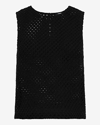 Crochet Crew Neck Tank