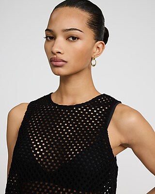 Crochet Crew Neck Tank