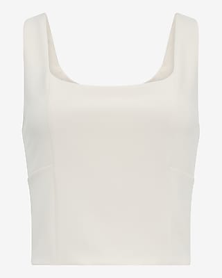 Signature Stretch Scoop Neck Tailored Tank