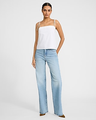 Tie Strap Square Neck Cami