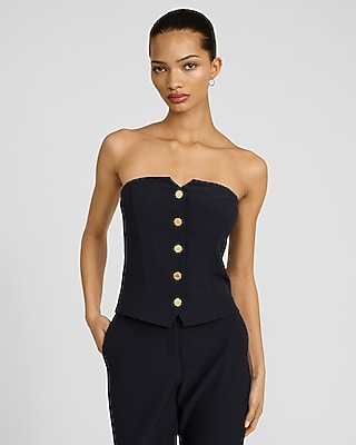 Jersey Knit Strapless Midi Tube Dress | Express