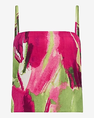Textured Square Neck Cropped Cami - image 5