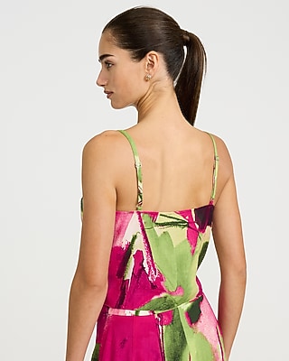 Textured Square Neck Cropped Cami - image 4