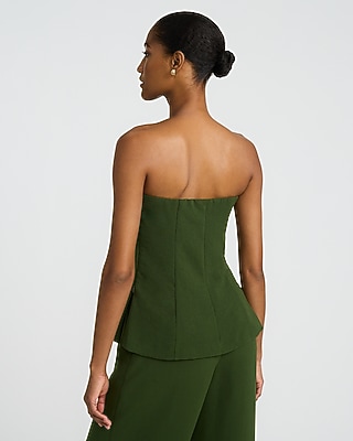 Signature Crepe Tailored Tube Top