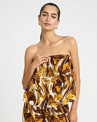 Crepe Tube Top | Express