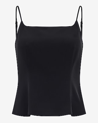 Luxe Stretch Square Neck Tailored Cami