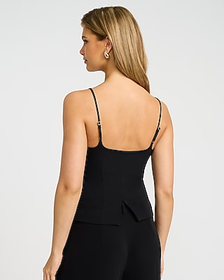Luxe Stretch Square Neck Tailored Cami