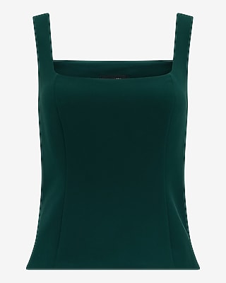 Signature Stretch Square Neck Tailored Tank