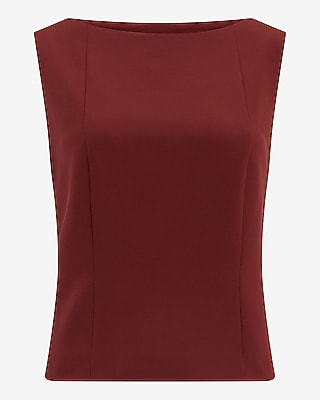 Signature Stretch Boat Neck Tailored Tank | Express