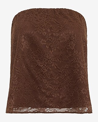 Strapless Flowy Lace Tube Top