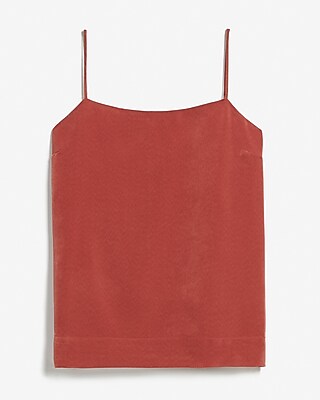 satin square neck cami