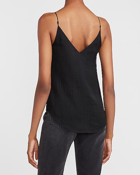 Pleated V-neck Downtown Cami