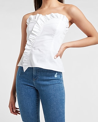 express strapless top
