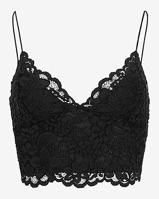 Allover Lace Cropped Cami