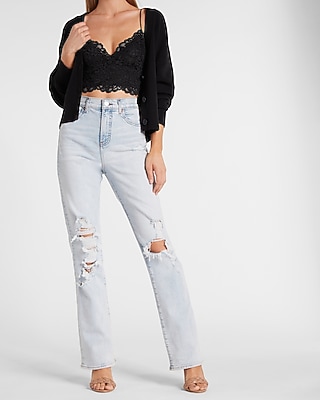 Allover Lace Cropped Cami